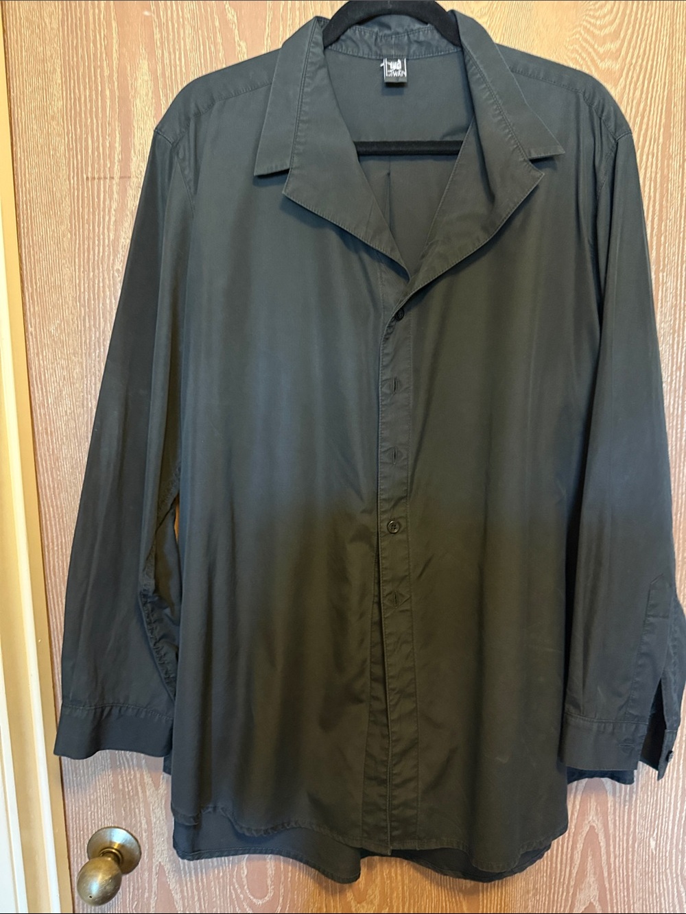 Women’s Black Button-Up Jacket Shirt - Classic Casual